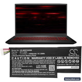 MSI GF63 8RC-005CN Replacement Battery, 11.4V, 4500mAh, Li-Polymer 5