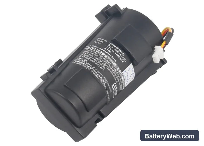 Metrologic MS9535 Replacement Battery, 3.7V, 1400mAh, Li-ion 1