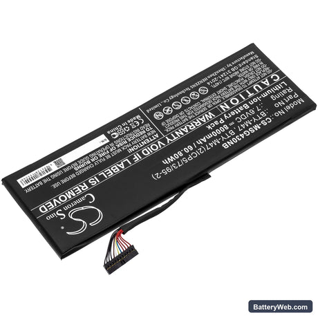 Terrans Force S4-1060-77T Replacement Battery, 7.6V, 8000mAh, Li-ion 2