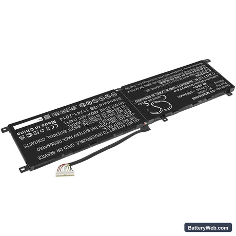 MSI Gs66 Stealth Replacement Battery, 15.2V, 5900mAh, Li-Polymer 2
