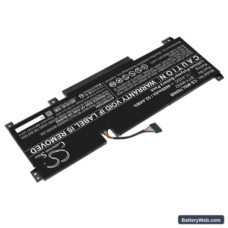 MSI Bravo 15 B5DD-007XES Replacement Battery, 11.4V, 4600mAh, Li-Polymer 2