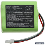 Mamibot Sweepur 120 Replacement Battery, 7.2V, 2000mAh, Ni-MH 3