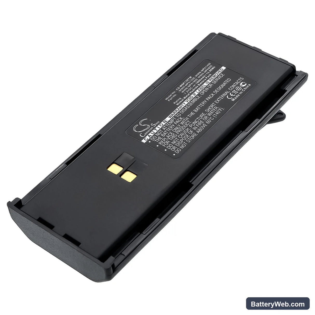 Midland SP130 Replacement Battery, 7.2V, 1800mAh, Ni-MH 1