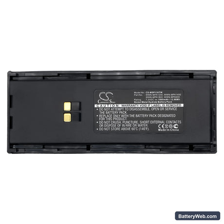 Midland SP130 Replacement Battery, 7.2V, 1800mAh, Ni-MH 5