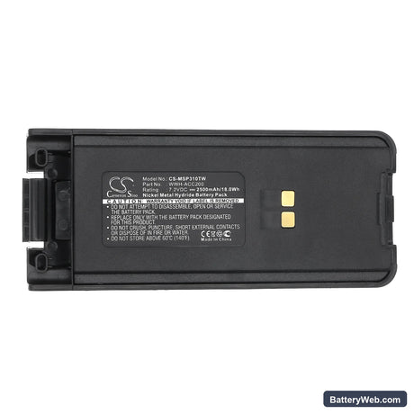 Maxon SP300 Replacement Battery, 7.2V, 2500mAh, Ni-MH 5