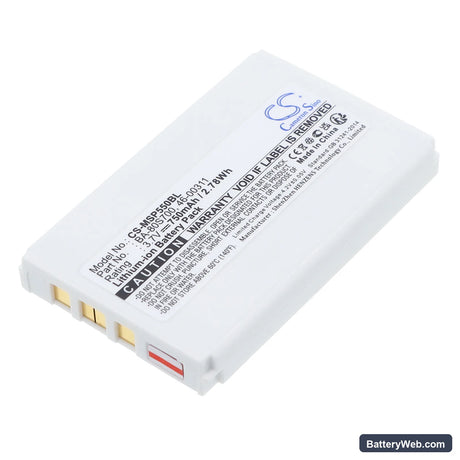 Metrologic MS5500 Replacement Battery, 3.7V, 750mAh, Li-ion 1