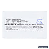 Metrologic MS5500 Replacement Battery, 3.7V, 750mAh, Li-ion 5