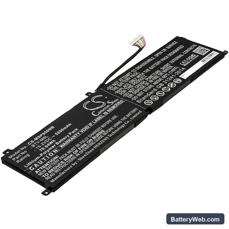 MSI GS65 Replacement Battery, 15.2V, 5200mAh, Li-Polymer 1