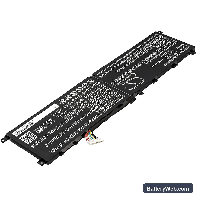 MSI GS65 Replacement Battery, 15.2V, 5200mAh, Li-Polymer 2