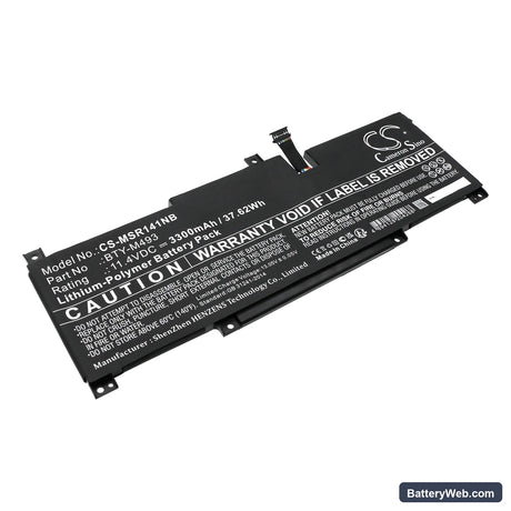 MSI Modern 14 B11MOU-861IN Replacement Battery, 11.4V, 3300mAh, Li-ion 1