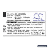 Microsoft Xbox Elite Serie 2 (Model 1797) Replacement Battery, 3.7V, 1800mAh, Li-Polymer 3