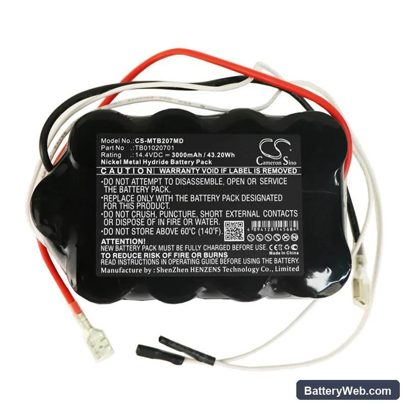 Primedic Medtronic DEFI-B Replacement Battery, 14.4V, 3000mAh, Ni-MH 3