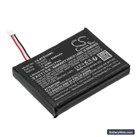 Motorola VB400 Replacement Battery, 3.8V, 3000mAh, Li-ion 1
