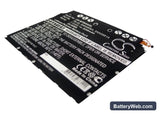 Motorola MZ604 Replacement Battery, 7.4V, 3250mAh, Li-Polymer 2