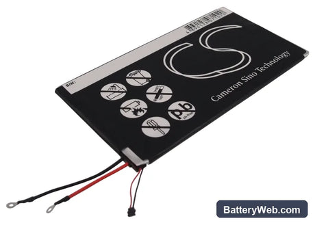 Motorola MZ609 Replacement Battery, 3.7V, 3950mAh, Li-Polymer 3