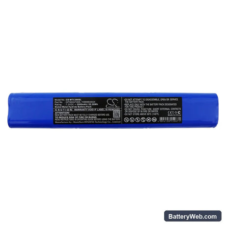 Mettler Toledo Cranemate Replacement Battery, 7.2V, 3500mAh, Ni-MH 3