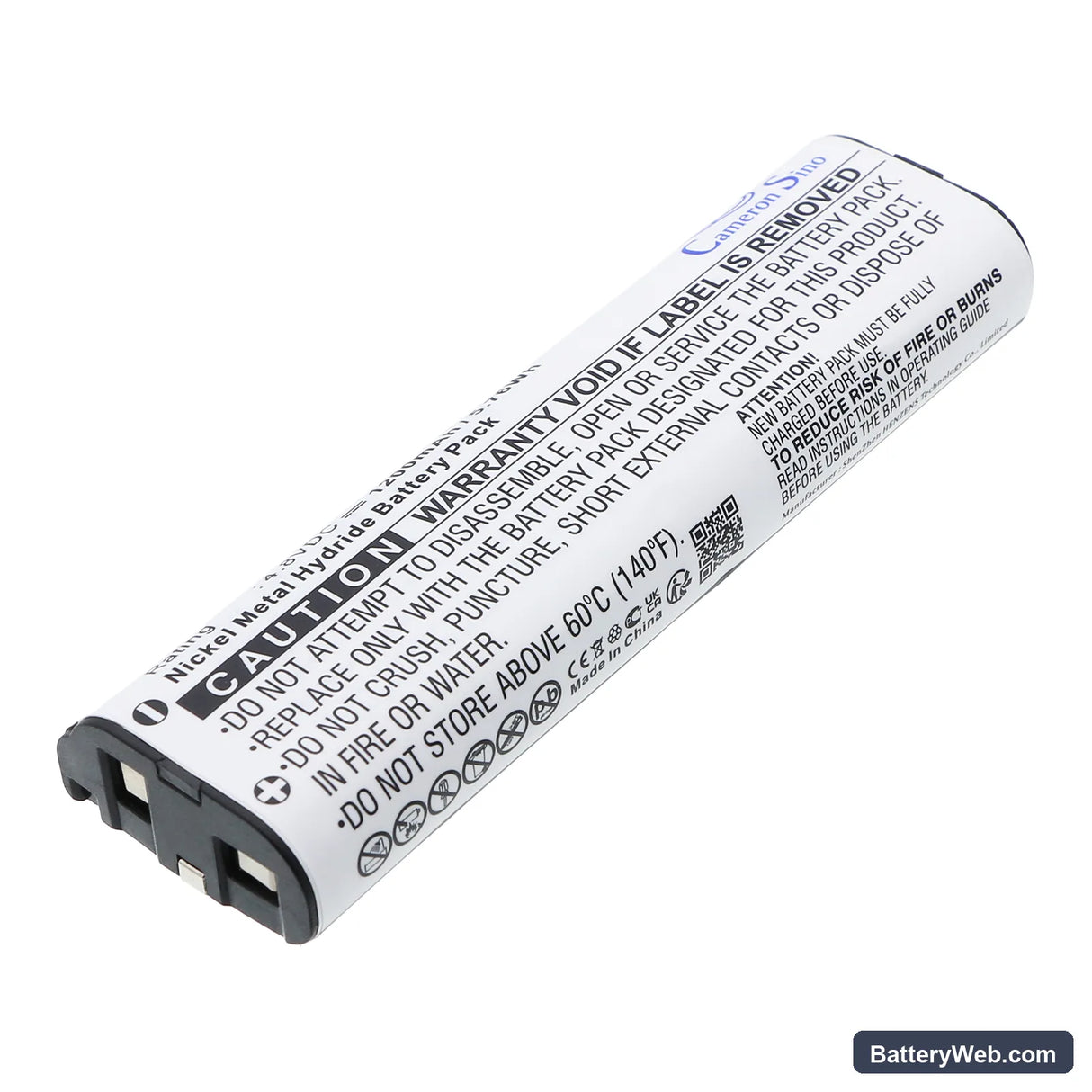 Motorola 53871 Replacement Battery, 4.8V, 1200mAh, Ni-MH 1