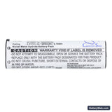 Motorola 53871 Replacement Battery, 4.8V, 1200mAh, Ni-MH 5