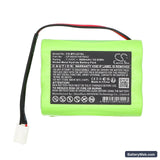 Megalite P-335 Replacement Battery, 7.2V, 3600mAh, Ni-MH 3