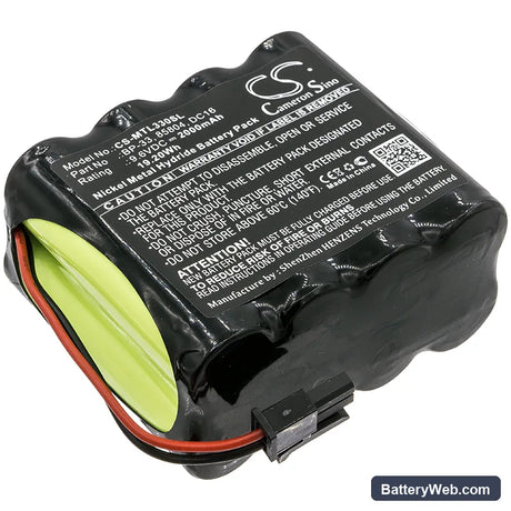 Martel BetaGauge 330 Replacement Battery, 9.6V, 2000mAh, Ni-MH 1