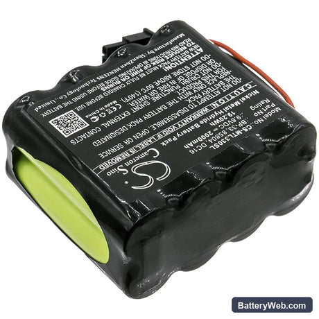 Martel BetaGauge 330 Replacement Battery, 9.6V, 2000mAh, Ni-MH 2