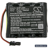Martel BetaGauge 330 Replacement Battery, 9.6V, 2000mAh, Ni-MH 3