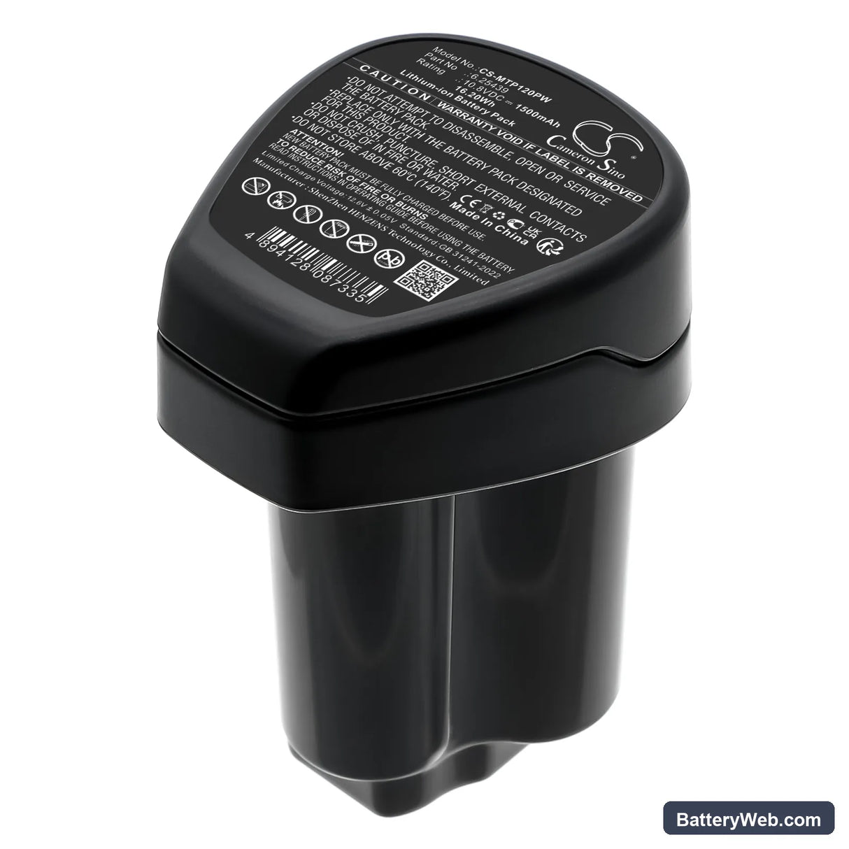 Metabo 00385000 Replacement Battery, 10.8V, 1500mAh, Li-ion 3