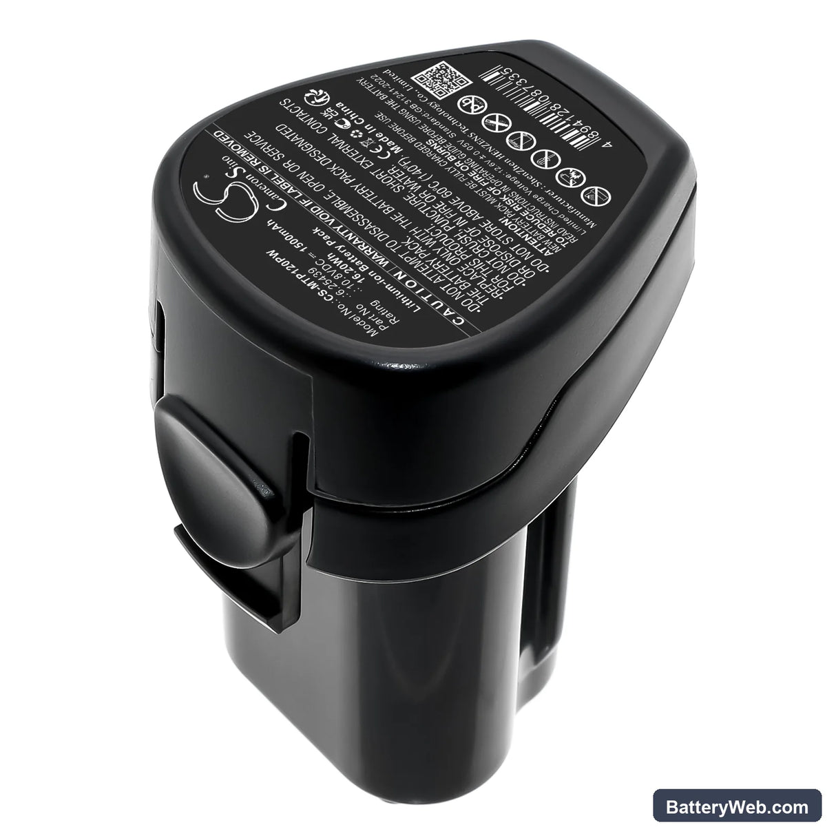 Metabo 00385000 Replacement Battery, 10.8V, 1500mAh, Li-ion 4
