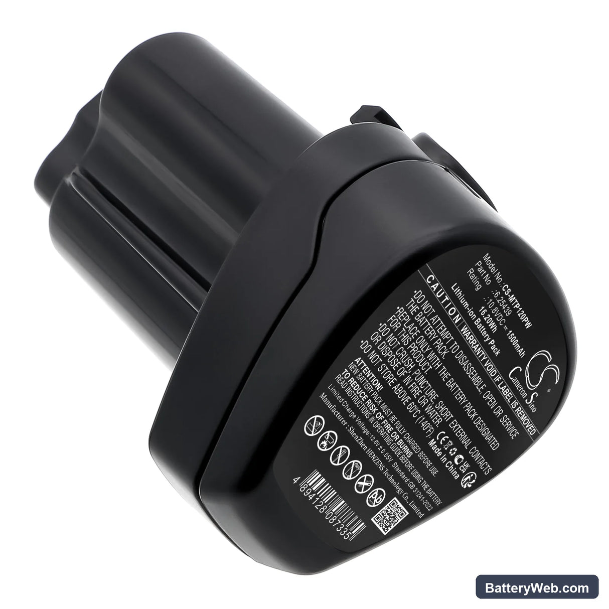 Metabo 00385000 Replacement Battery, 10.8V, 1500mAh, Li-ion 5