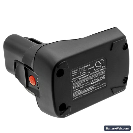 Metabo 00385000 Replacement Battery, 10.8V, 3000mAh, Li-ion 3