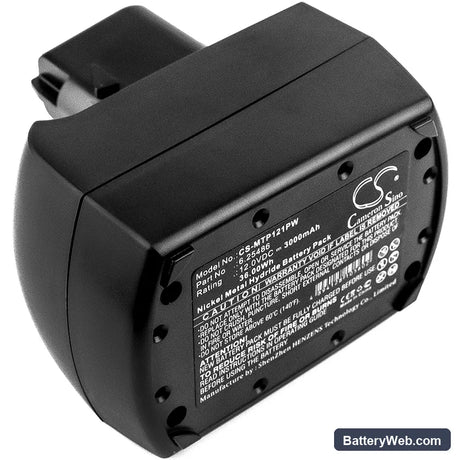 Metabo BS 12 SP Replacement Battery, 12V, 3000mAh, Ni-MH 1