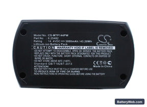 Metabo BSZ 14.4 Replacement Battery, 14.4V, 3000mAh, Li-ion 1