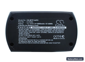 Metabo BSZ 14.4 Replacement Battery, 14.4V, 4000mAh, Li-ion 1