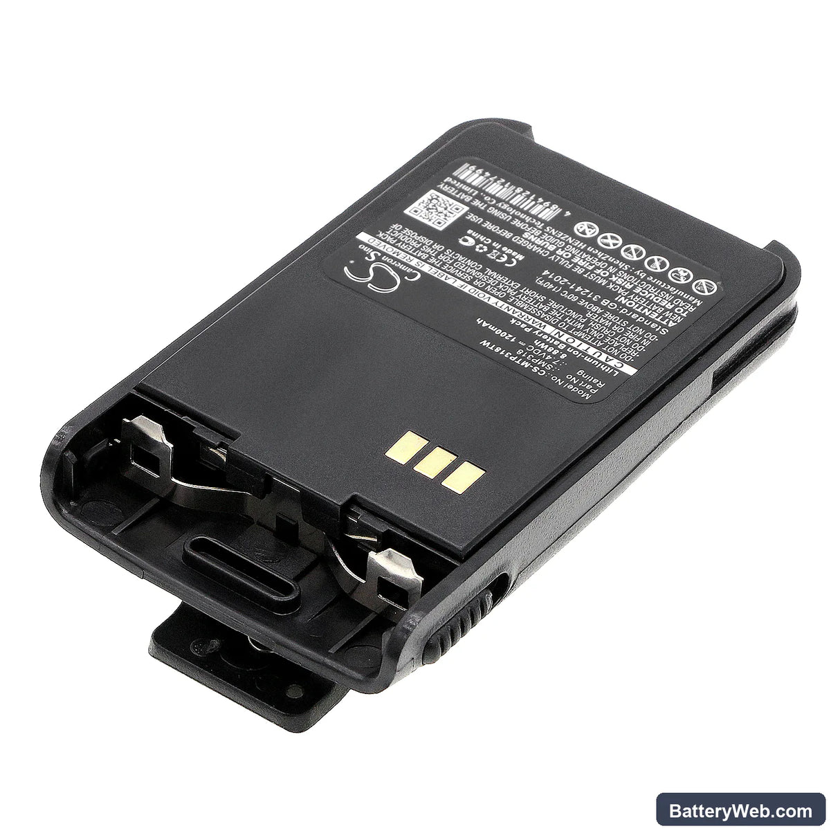 Clarigo SMP-318 Replacement Battery, 7.4V, 1200mAh, Li-ion 2