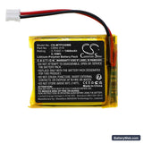 Motorola Video Baby Monitor Replacement Battery, 3.7V, 1400mAh, Li-Polymer 3