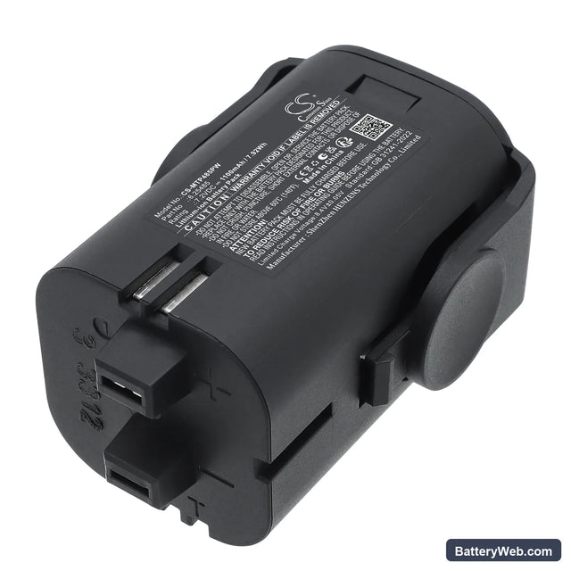 Metabo 6.25485 Replacement Battery, 7.2V, 1100mAh, Li-ion 1