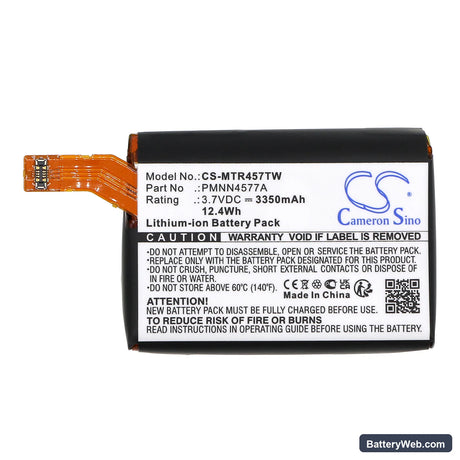 Motorola Replacement Battery, 3.7V, 3350mAh, Li-ion 3