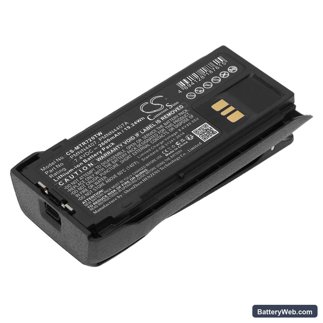Motorola R7 Replacement Battery, 7.4V, 2600mAh, Li-ion 1