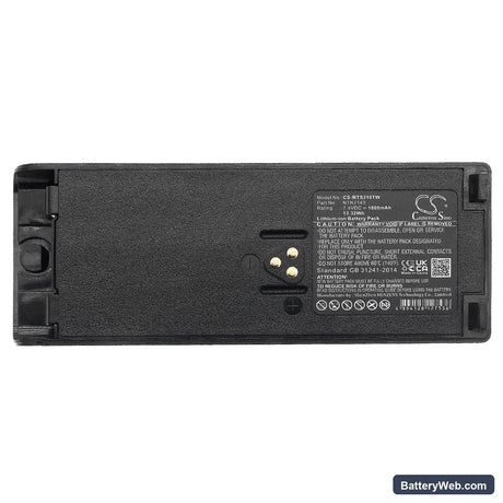Motorola GP900 Replacement Battery, 7.4V, 1800mAh, Li-ion 5
