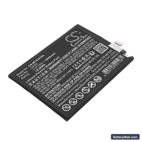 Motorola Moto G35 5G Replacement Battery, 3.91V, 4850mAh, Li-Polymer 1