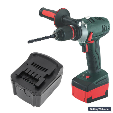 Metabo BS 14.4 LTX Impuls Replacement Battery, 14.4V, 3000mAh, Li-ion 7