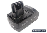 Metabo BSZ 14.4 Replacement Battery, 14.4V, 2100mAh, Ni-MH 2