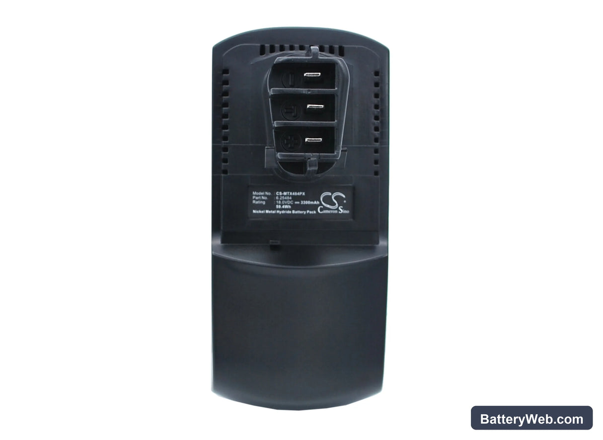 Metabo BSZ 18 Replacement Battery, 18V, 3300mAh, Ni-MH 5