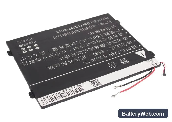 Motorola Xoom 2 10.1 Replacement Battery, 3.7V, 6700mAh, Li-Polymer 3