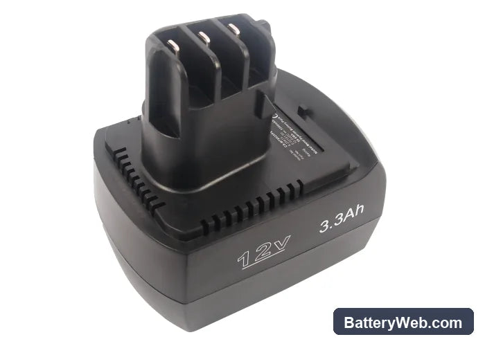 Metabo BS 12 SP Replacement Battery, 12V, 3300mAh, Ni-MH 2