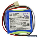 Morita SM-DP-ZX Replacement Battery, 4.8V, 1600mAh, Ni-MH 3