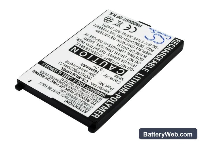 ANOW Q200 Replacement Battery, 3.7V, 1600mAh, Li-Polymer 4