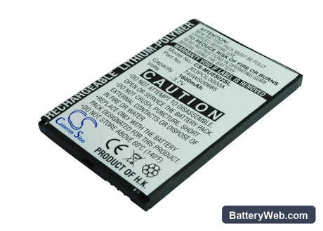 I-Mate Ultimate 8502 Replacement Battery, 3.7V, 1600mAh, Li-Polymer 1