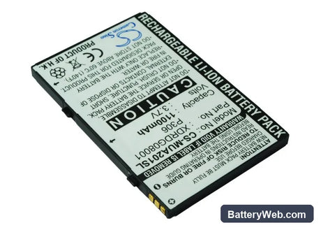 I-Mate JAMA 201 Replacement Battery, 3.7V, 1100mAh, Li-ion 1