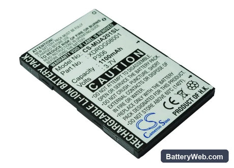 I-Mate JAMA 201 Replacement Battery, 3.7V, 1100mAh, Li-ion 2